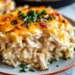 Healthy Chicken Cauliflower Rice Casserole