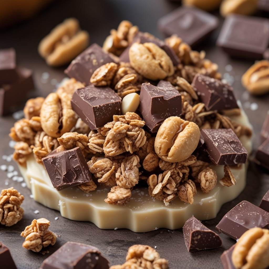 Peanut Butter Chocolate Protein Granola Clusters