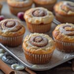 Cinnamon Roll Cottage Cheese Muffins