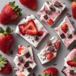 Strawberry-Chocolate Greek Yogurt Bark