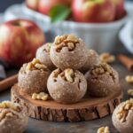 Apple Cinnamon Walnut Protein Energy Bites