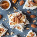 Honey Almond Frozen Yogurt Bark