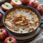 Warm Apple Cinnamon Cottage Cheese Bake
