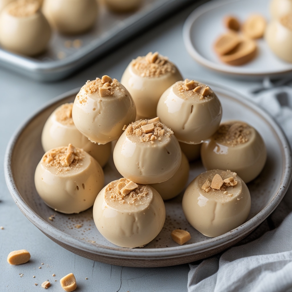 Frozen Greek Yogurt Peanut Butter Bites