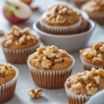 Apple Walnut Cottage Cheese Breakfast Muffins