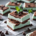Cocoa Mint Protein Frozen Yogurt Bars