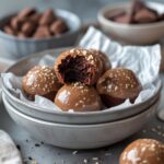 No-Bake Cottage Cheese Brownie Batter Protein Bites