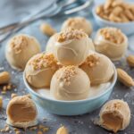 Frozen Greek Yogurt Peanut Butter Bites