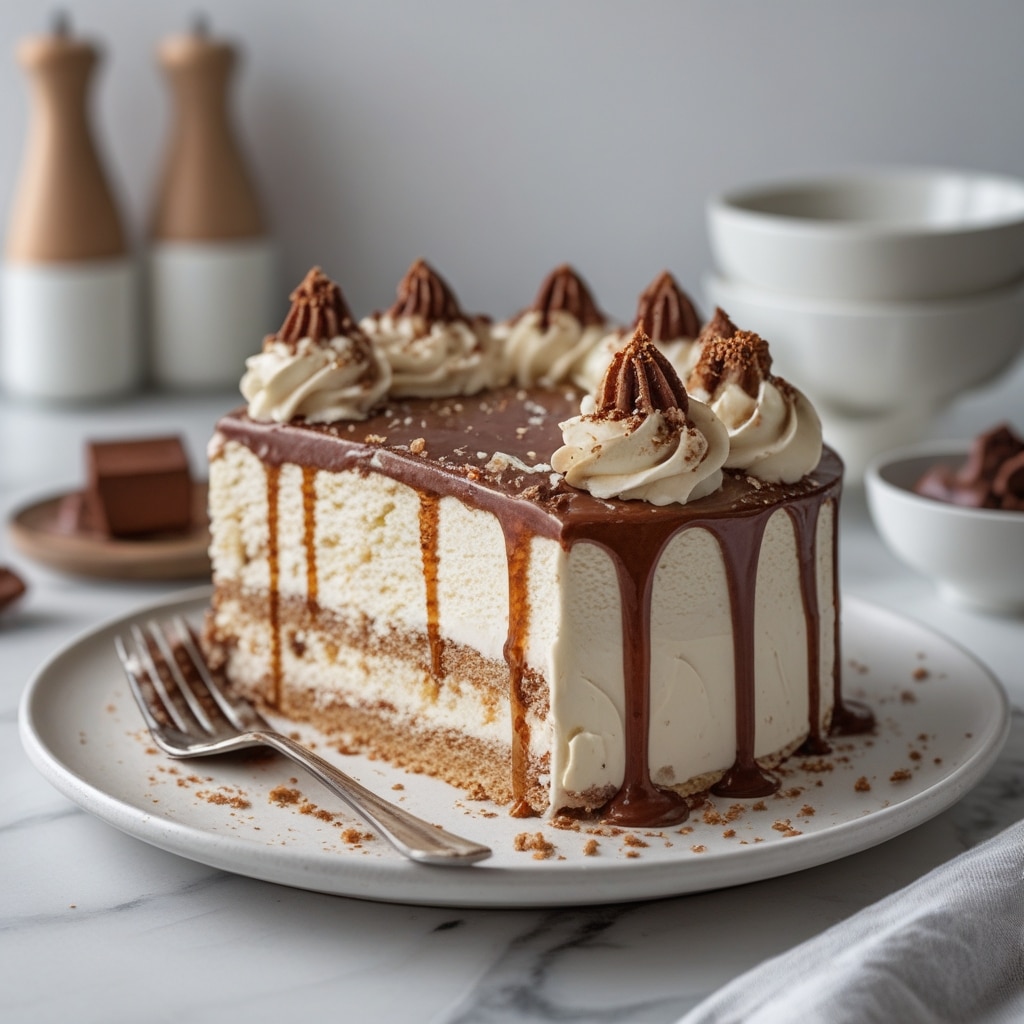 Buster Bar Ice Cream Cake