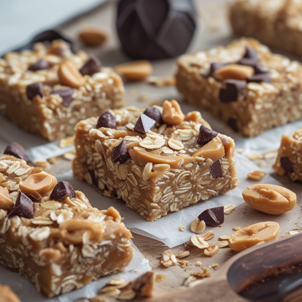 Peanut Butter Maple Oat Protein Bars