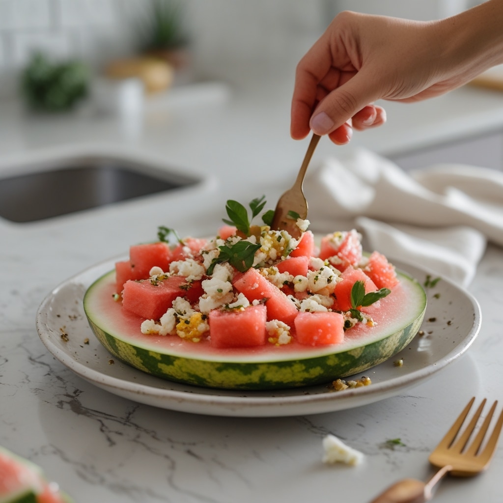 Easy Watermelon Feta Salad to Try