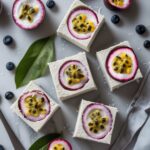 Passion Fruit Coconut Protein Frozen Yogurt Bars
