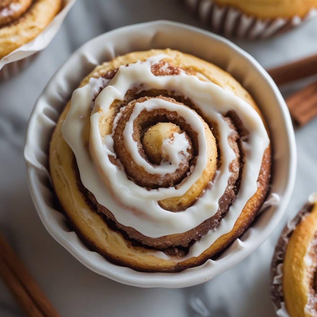 Cottage Cheese Cinnamon Roll Muffin Recipe