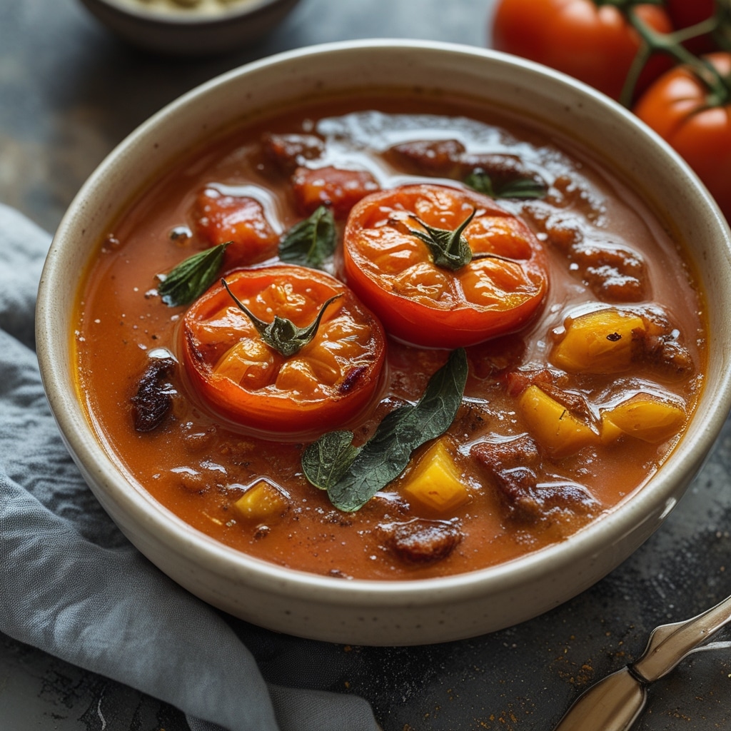 Smoky Roasted Tomato Soup