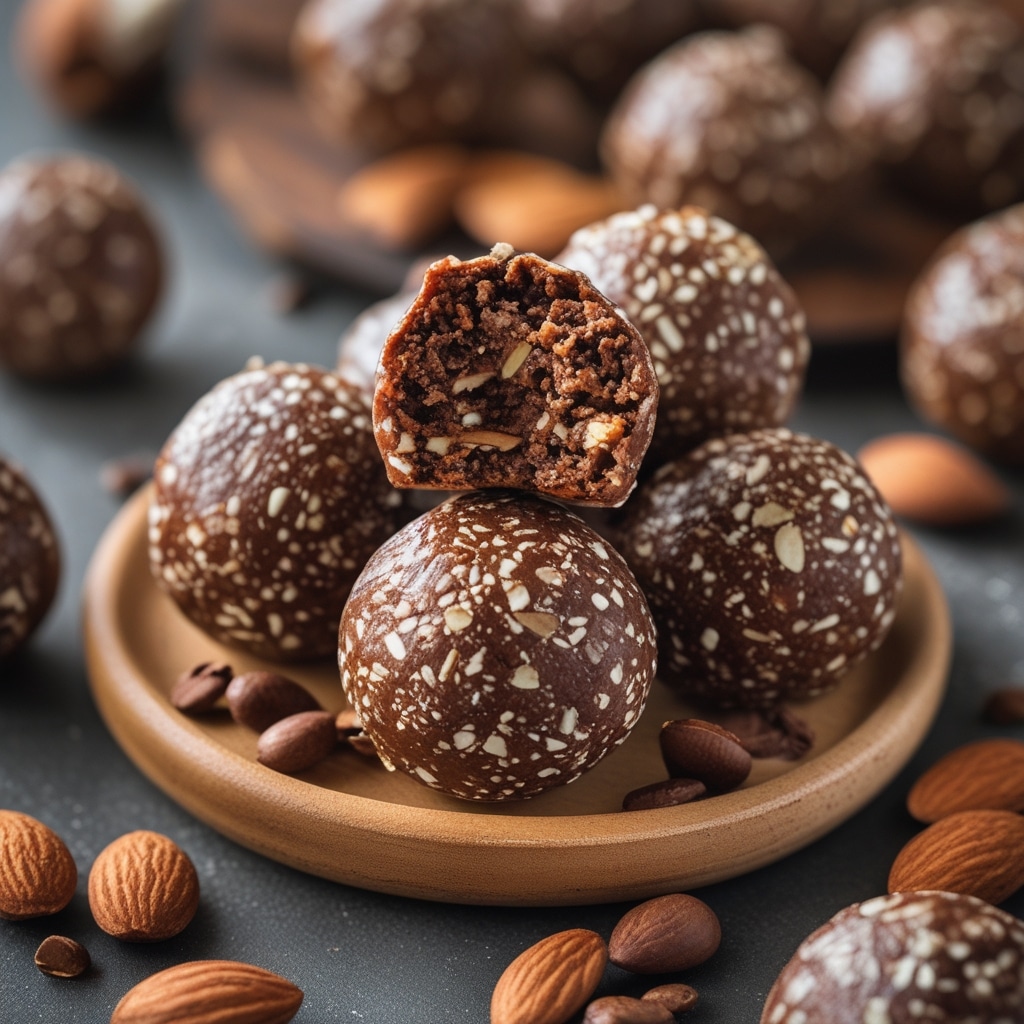 Espresso Almond Protein Energy Balls
