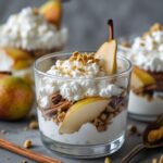 Spiced Pear Cottage Cheese Parfait