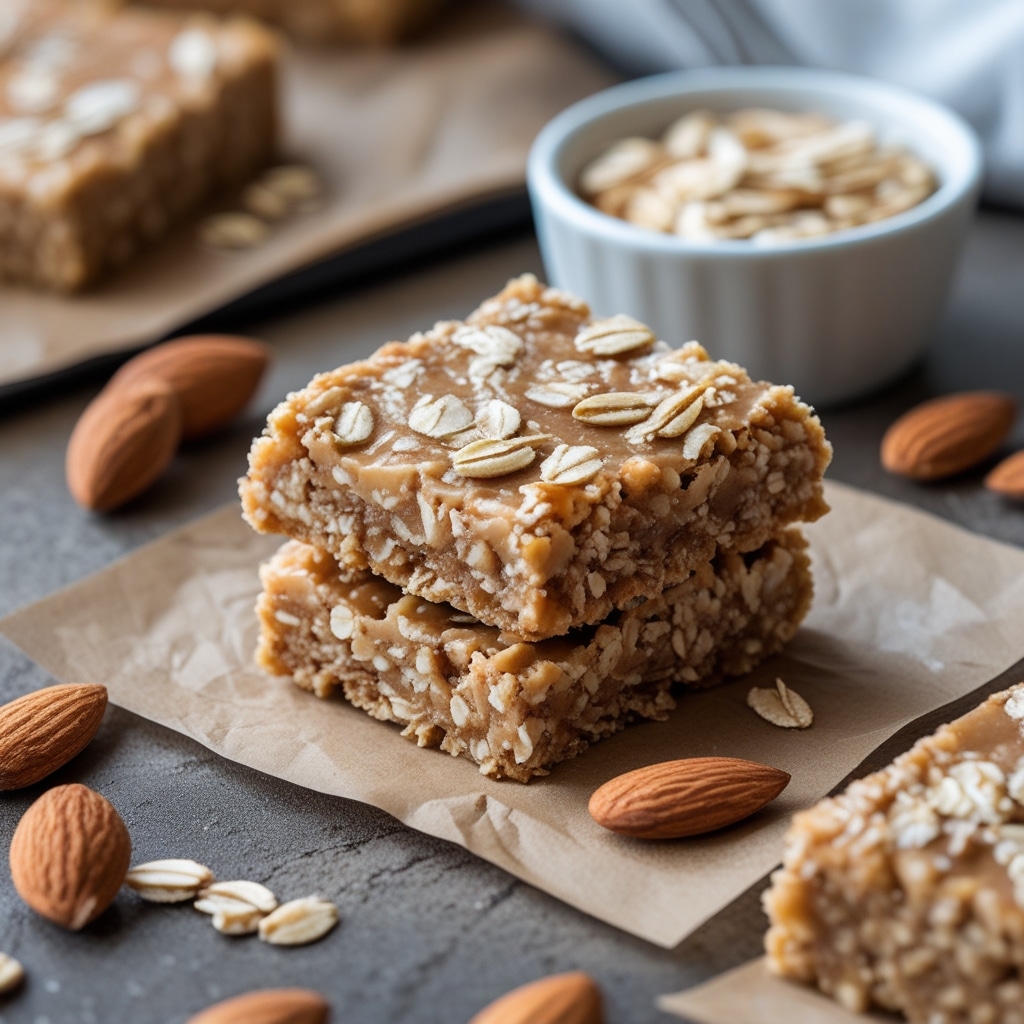 Oat Almond Butter Protein Bars