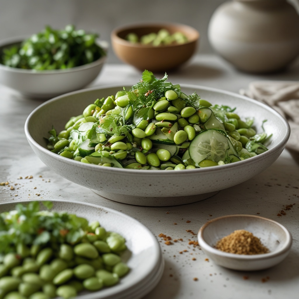 Cucumber Edamame Salad