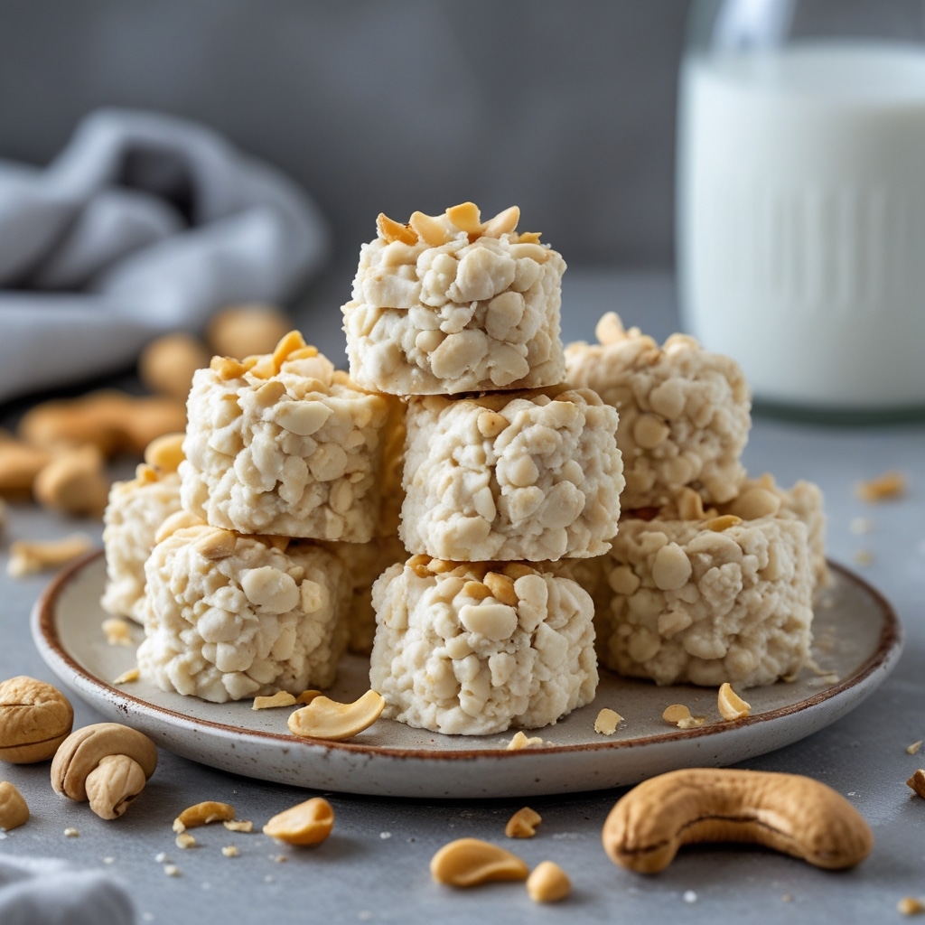 Cashew Vanilla Protein Cottage Cheese Bites