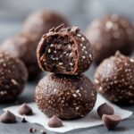Dark Chocolate Chia Protein Energy Bites