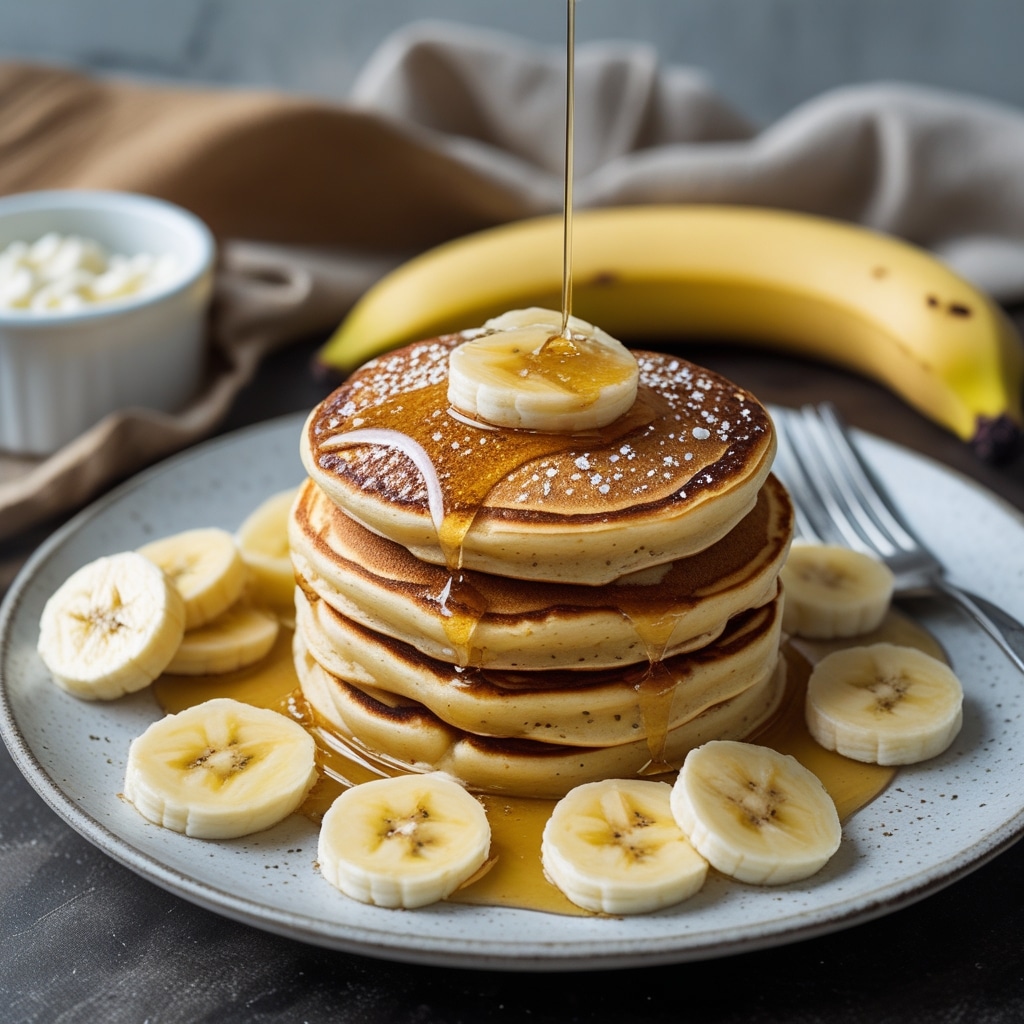 Cottage Cheese Banana Protein Pancakes [2 Ingredients]