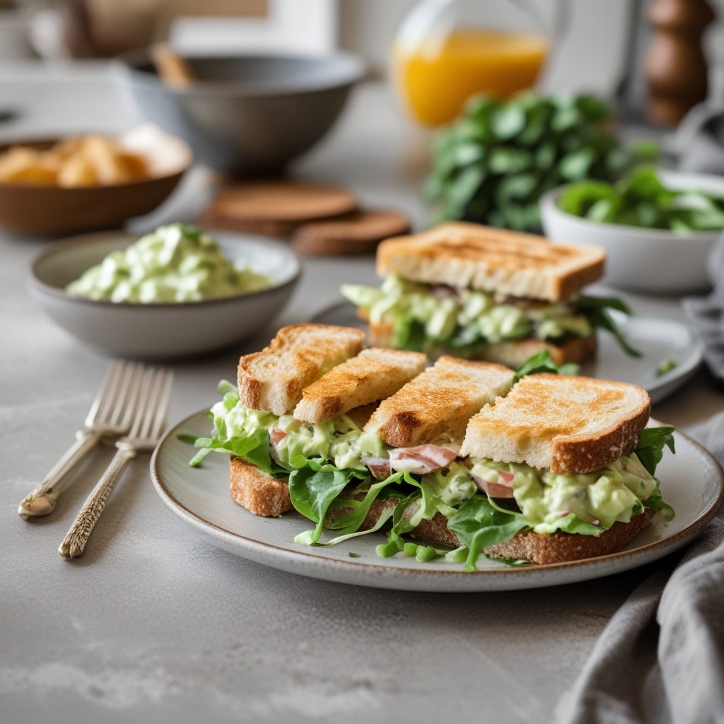 Green Goddess Salad Sandwich