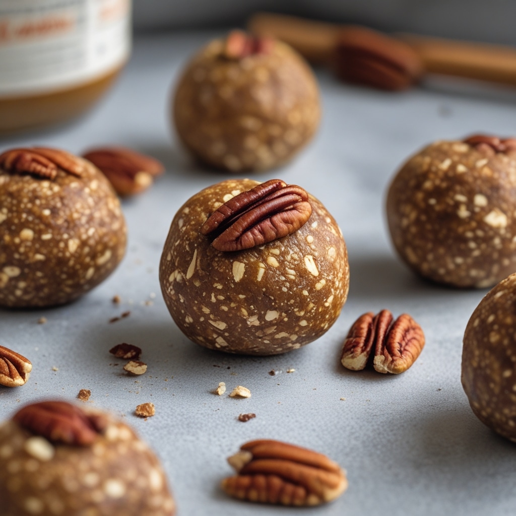 Pecan Maple Protein Energy Balls