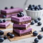 Blueberry Acai Protein Frozen Yogurt Bars
