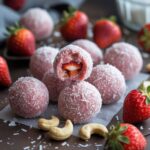 Frozen Strawberry Coconut Cashew Bites