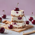 Cherry Amaretto Protein Frozen Yogurt Bars