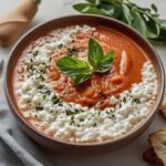 High-Protein Tomato Soup with Cottage Cheese