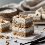Vanilla Bean Chia Protein Cottage Cheese Bars