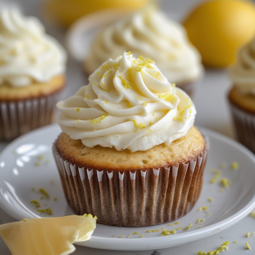 Lemon Cottage Cheese Protein Cupcakes