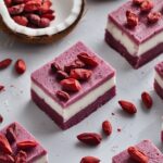 Goji Berry Coconut Protein Frozen Yogurt Bars
