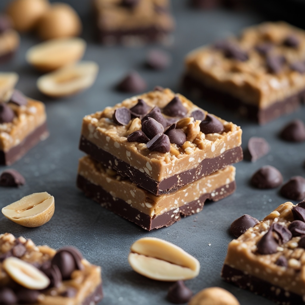 Chocolate Peanut Butter Protein Bars