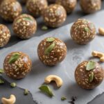 Cashew Cardamom Protein Energy Balls