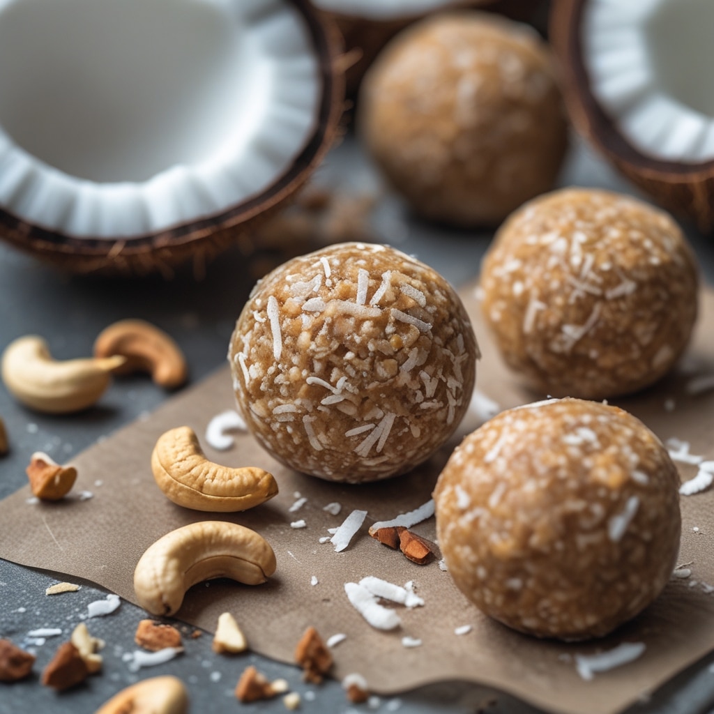Coconut Cashew Protein Energy Balls