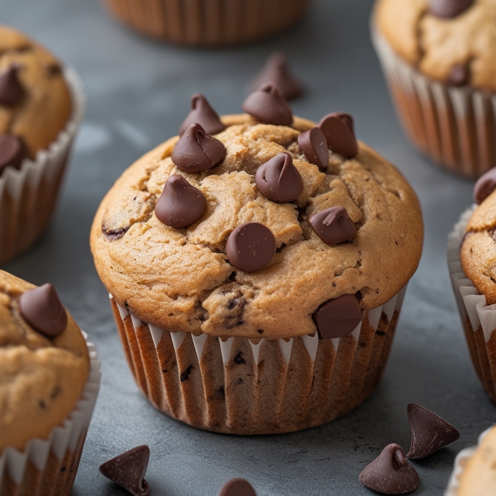 Chocolate Chip Protein Muffins
