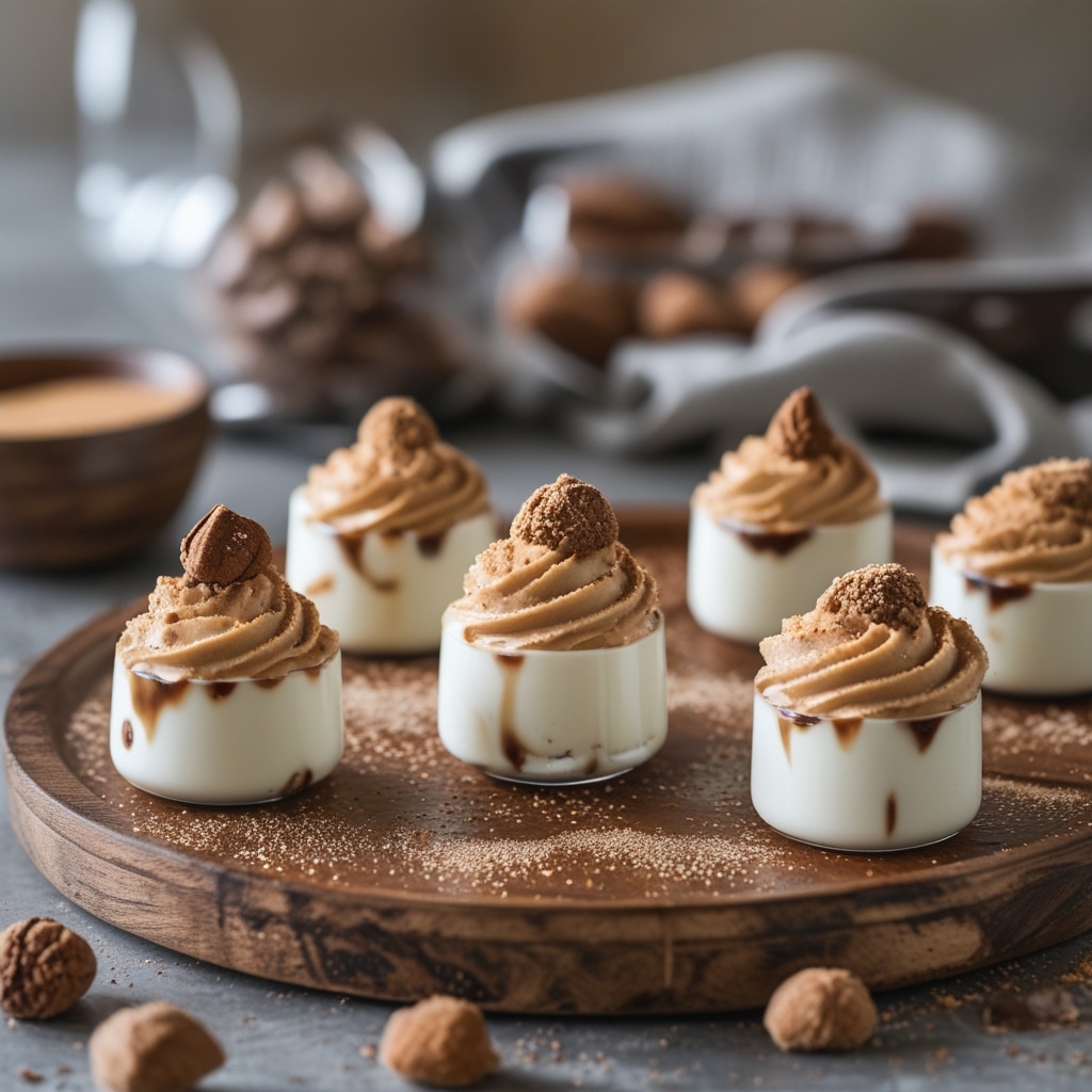 High Protein Tiramisu Greek Yogurt Bites