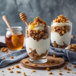 Honey Greek Yogurt Granola Parfait