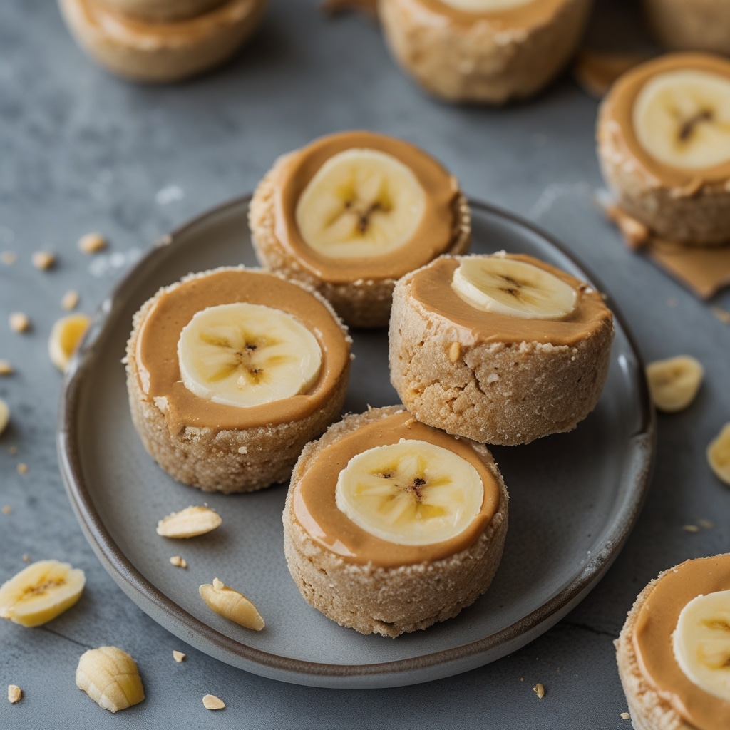 High Protein Peanut Butter Banana Bites