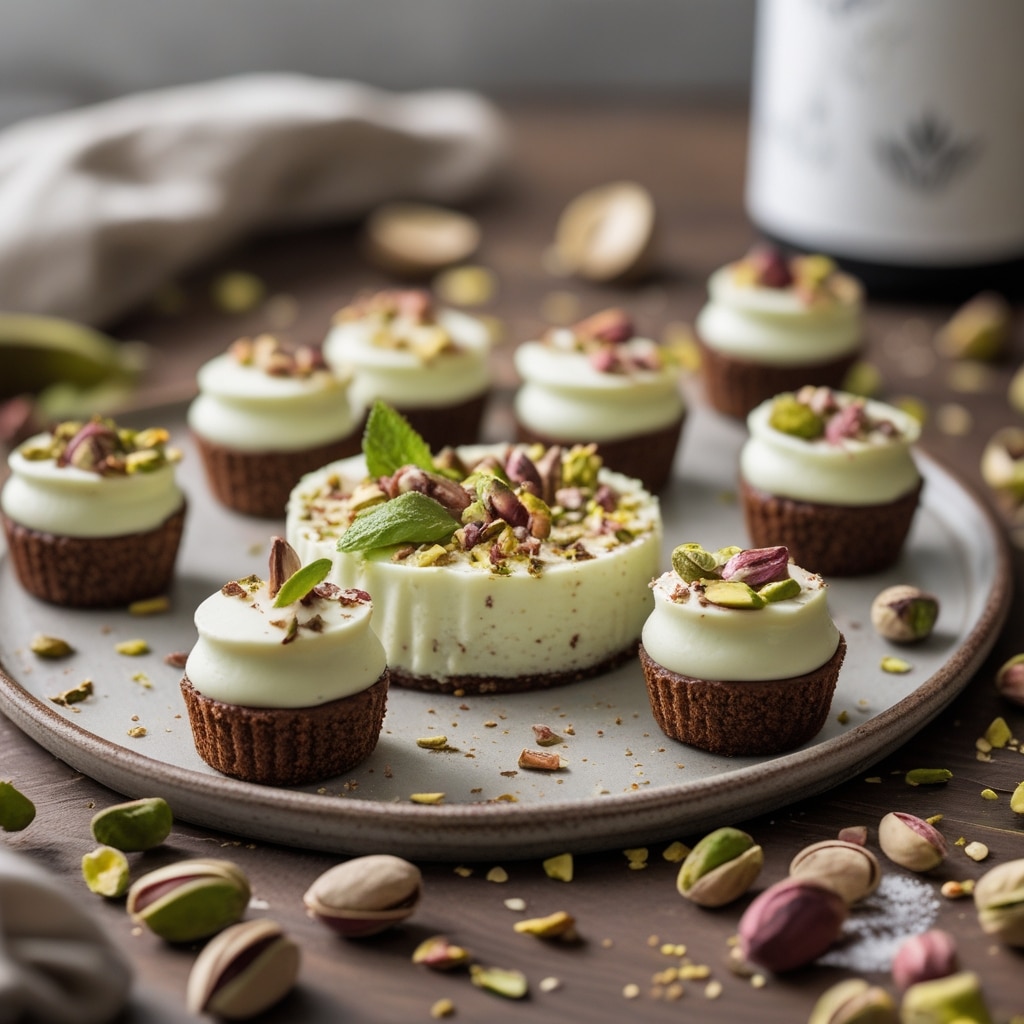 High Protein Pistachio Cheesecake Bites