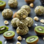 Kiwi Macadamia Protein Energy Balls