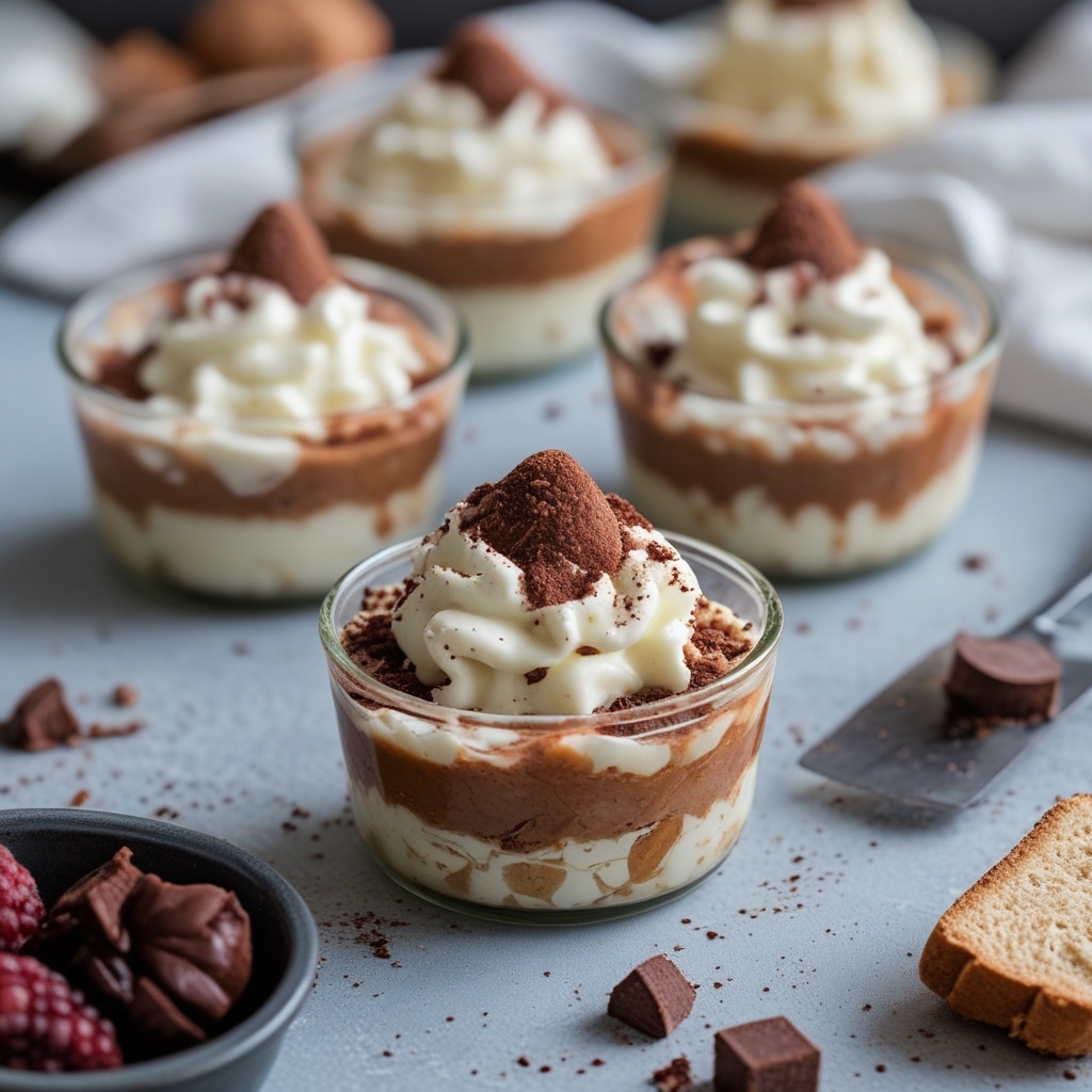 - Cottage Cheese Tiramisu Protein Cups