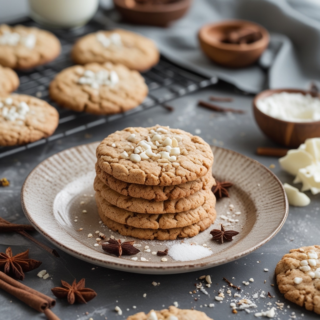 High Protein Vanilla Chai Cottage Cheese Cookies