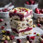 Cranberry Pistachio Protein Frozen Yogurt Bars