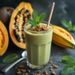 Papaya Mint Digestive Smoothie