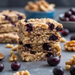Elderberry Walnut Protein Energy Bars