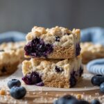 High Protein Blueberry Muffin Cottage Cheese Bars