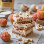 Lychee Cashew Protein Energy Bars